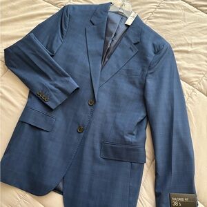 Banana Republic Blue Sport Coat with Notched Lapels